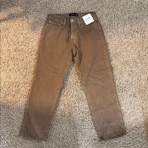 Abercrombie & Fitch 90's Loose Tan Jeans